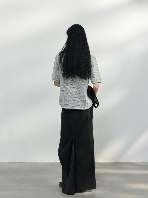 Chalk Mesh Top